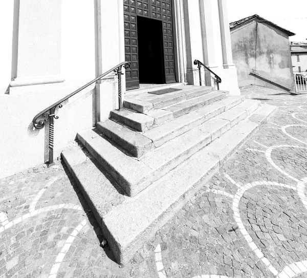 Szczegóły w ścianie drzwi Włochy ziemia architektura Europa i drewna th — Zdjęcie stockowe