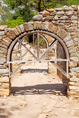 Olympos kapısı Roma Tapınağı bush 