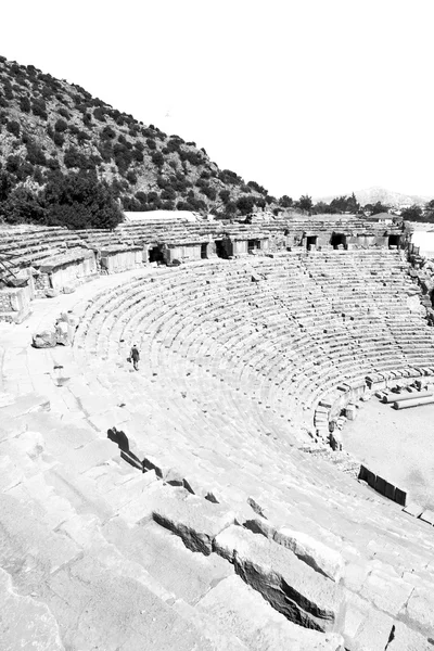 Некрополисы и местные каменные могилы археологии театр в моей — стоковое фото