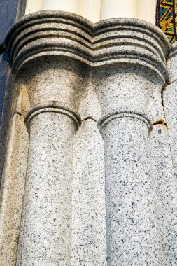 İtalya yama lombardy castellanza bulanıklık sütun çapraz