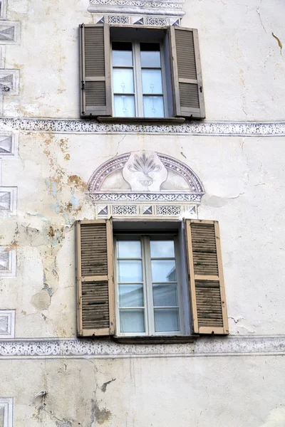 Evropa Itálie Lombardie v milano staré abs terasa — Stock fotografie