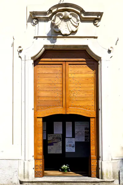 Caidate abstrakt stängd trä Italien Lombardiet — Stockfoto