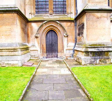 Gül pencere weinstmister manastırda Londra eski kilise kapısına ve ma