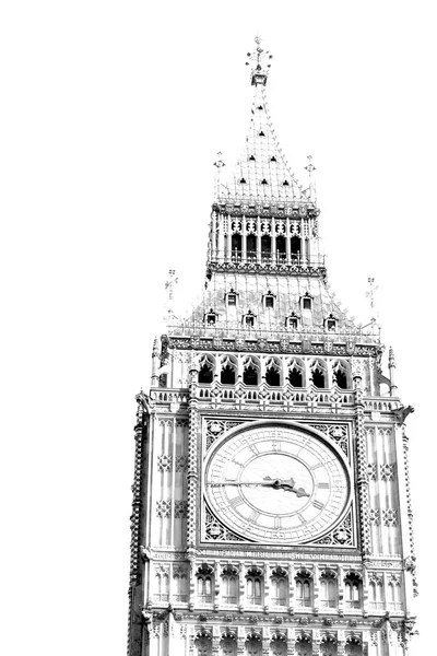 London big ben and historical old construction england  aged cit — Stock Photo, Image