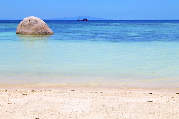 Azië kho tao baai eiland wit worden prauw — Stockfoto