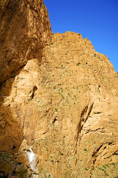 In todra africa marocco atlas dry mountain — Stockfoto