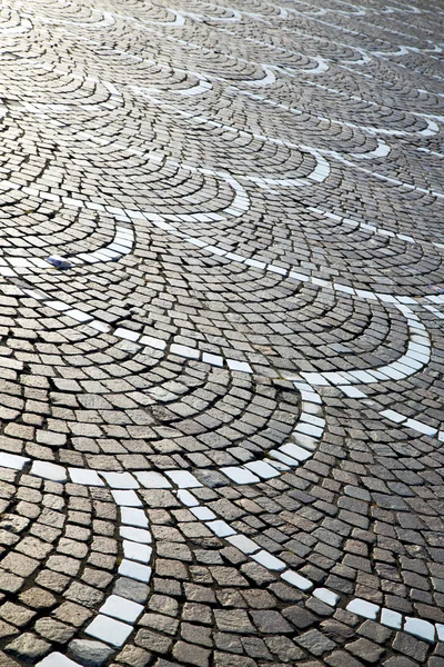 Castano primo rua lombardia itália — Fotografia de Stock