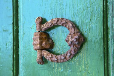 Soyut paslı Olona İtalya