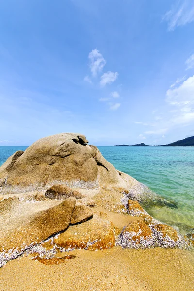 Als eiland wit strand thailand Zuid-kho samui — Stockfoto