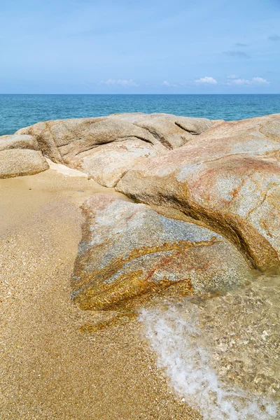 Samui Bay Insel weißer Strand in Asien und Südchina Meer — Stockfoto