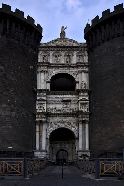 De maschio angioino naples italia —  Fotos de Stock