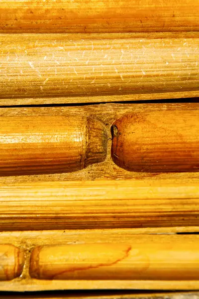 Thailand abstract cross bamboo in the — Stock Photo, Image