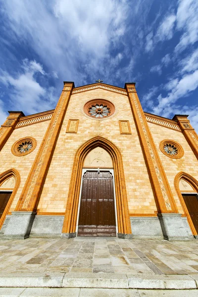 Villa cortese Włochy Kościół Stare drzwi — Zdjęcie stockowe