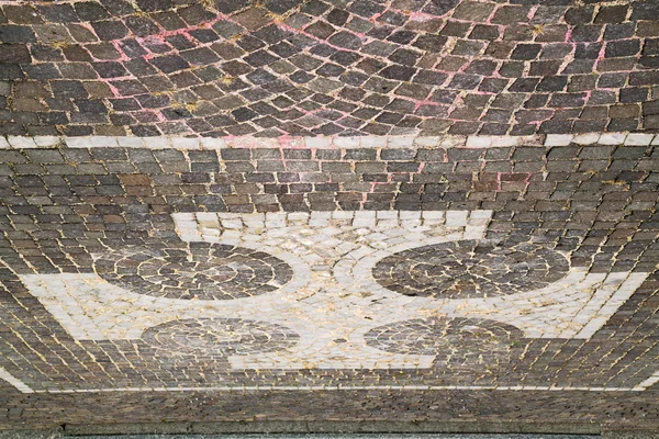 Вулиця ванзагелло лоббардія італійська різноманітна і мармурова — стокове фото