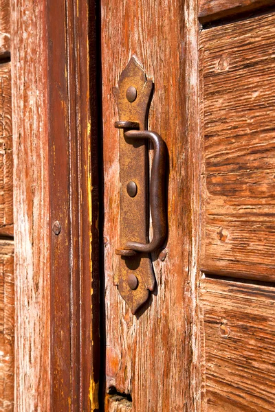 Brown knocker and cairate varese italy — Stock Photo, Image