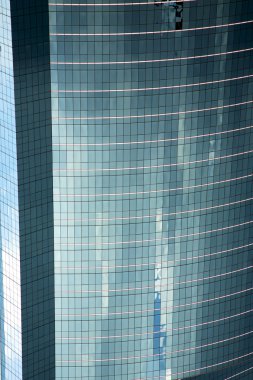 Asya bangkok Tayland bazı mavi gökdelen pencere ce