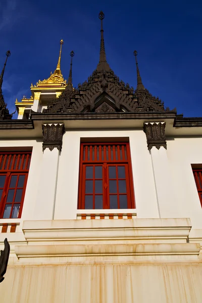 Asien thailand bangkok sonnig tempel abstrakte farben mosa — Stockfoto
