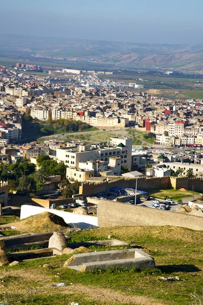 Cimetière haut dans le village — Photo