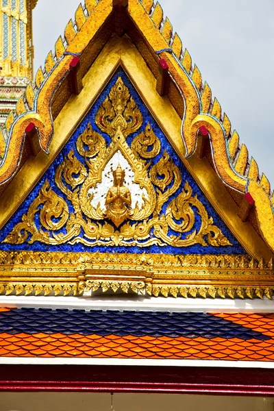Thailand Bangkok Regen Tempel Gold — Stockfoto