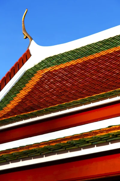 Thailand abstract   colors roof   bangkok   and — Stock Photo, Image