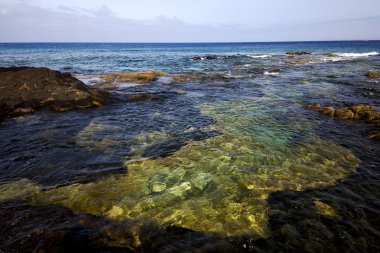 İspanya su Sahili lanzarote gökyüzü bulut   