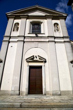  Kilise SUMIRAGO eski kapalı tuğla kaldırım İtalya l kule