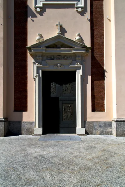 Italië-Lombardije de cairate oude gesloten bakstenen stap — Stockfoto