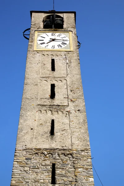 Cadrezzate abstracto en italia y la iglesia — Foto de Stock