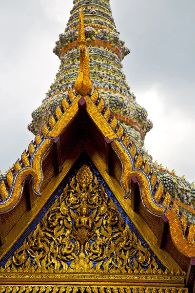 Ásia tailandesa bangkok mosaico — Fotografia de Stock