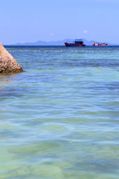 Azië de kho tao baai eiland witte thailand en Zuid-china s — Stockfoto