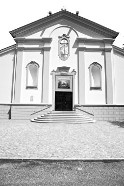 İtalya 'daki eski mimari Avrupa' daki Milan dini ve güneş ışığı