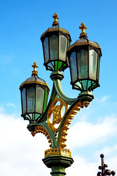 No céu da lanterna de Londres e iluminação abstrata — Fotografia de Stock