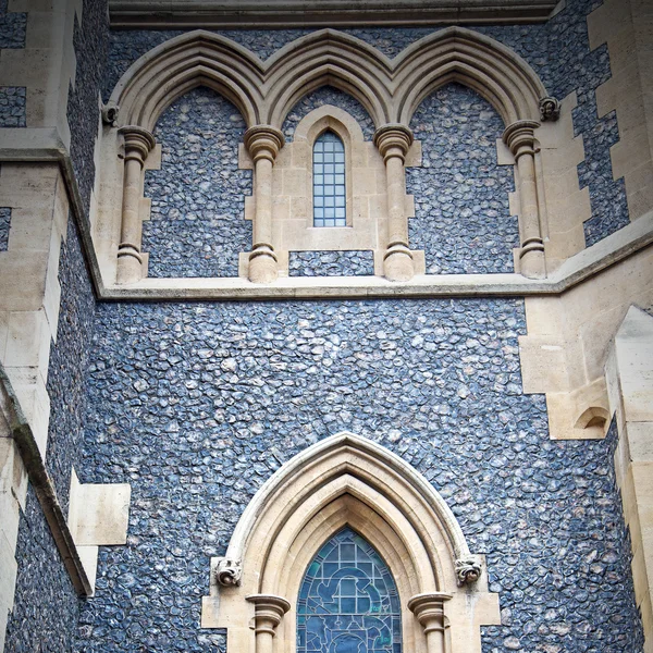 Tür southwark kathedrale in london england alter bau an — Stockfoto