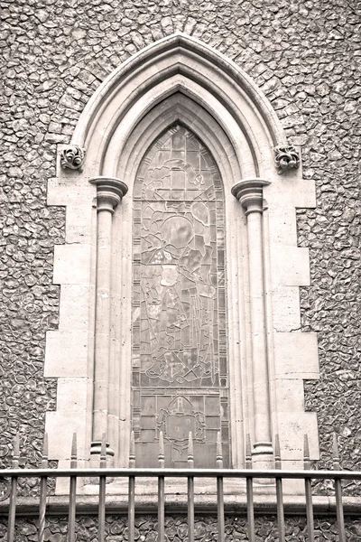 Puerta catedral southwark en Londres Inglaterra antigua construcción un —  Fotos de Stock