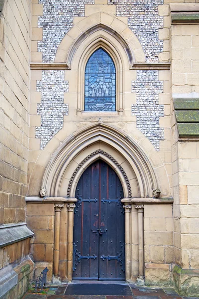 Door southwark  in london england old — Stock Photo, Image