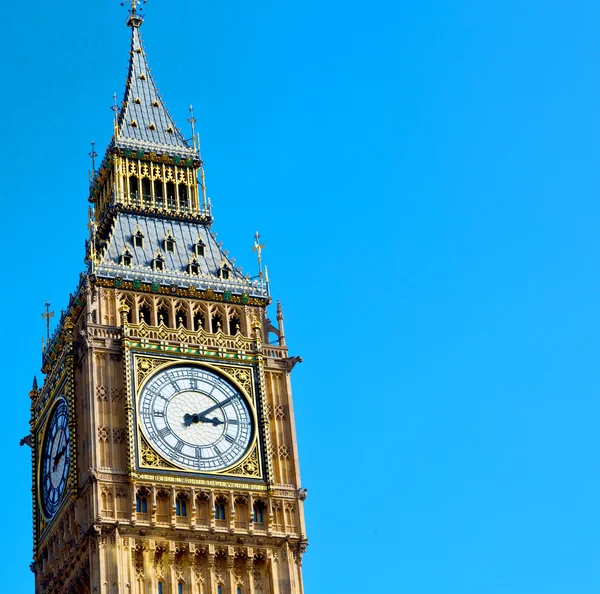 London big ben e construção antiga histórica inglaterra envelhecido cit. — Fotografia de Stock