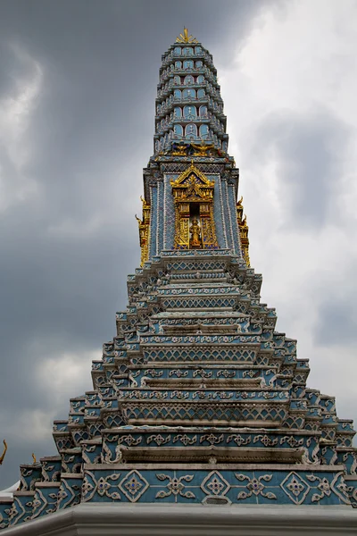 Thailand Bangkok in Tempel und Farben Religionsmosaik — Stockfoto
