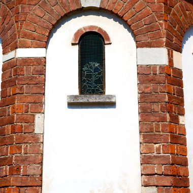 İtalya antika inşaat Avrupa mermer ve gül pencere w