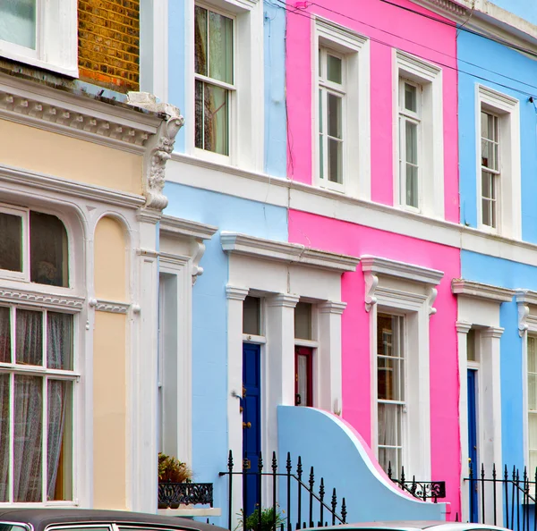 Notting hill  area  in london england old suburban and antique — Stock Photo, Image