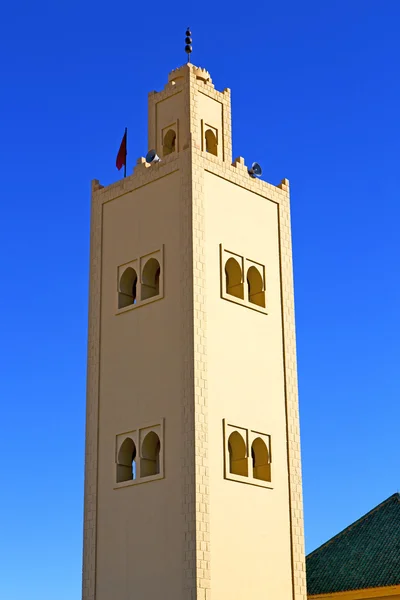 The history  symbol  in morocco and  blue    sky — Stock Photo, Image