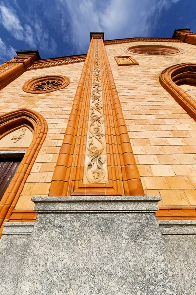 Villa cortese italy   church  varese door entrance — Stock Photo, Image
