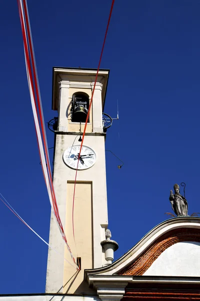 In caiello   abstract  church tower bell sunny day — Stock Photo, Image