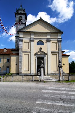 içinde solbiate eski kilise kapalı arno tuğla Kulesi  