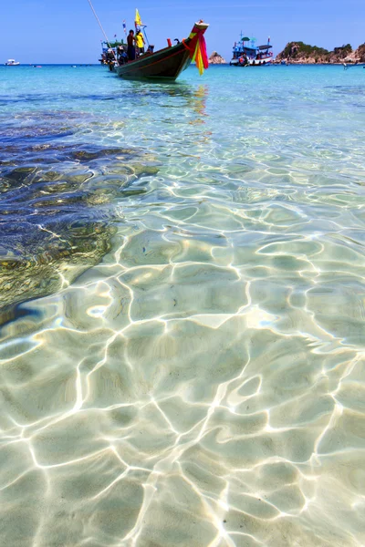 Ásia no kho tao baía ilha mar branco — Fotografia de Stock