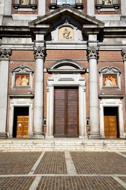  somma lombardo eski kilise kapalı İtalya lombardy