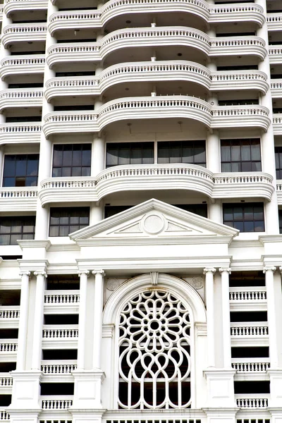 Bangkok   thailand  in  district palaces      modern building l — Stock Photo, Image