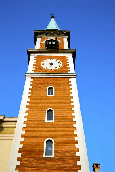 Olgiate olona old abstract  tower  sunny day — Stock Photo, Image