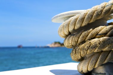 Asya kho tao bay Isle beyaz gemi ip ve Güney Çin