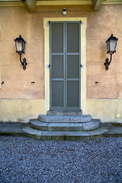 Europe  italy  lombardy      in  the milano old  street lamp — Stock Photo, Image