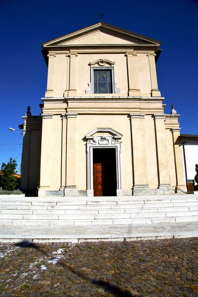 Italy  lombardy     in  the casorate sempione  old   church  cl — Stock Photo, Image